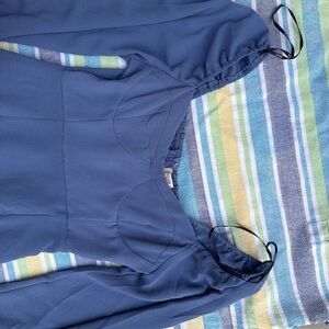 Lilac Long Sleeve midi dress